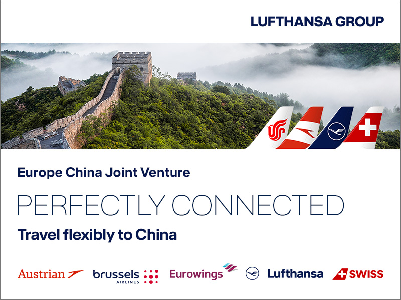 LUFTHANSA GROUP e AIR CHINA: si iscriva subito a PartnerPlusBenefit, salga a bordo e riduca le spese dei viaggi aziendali!