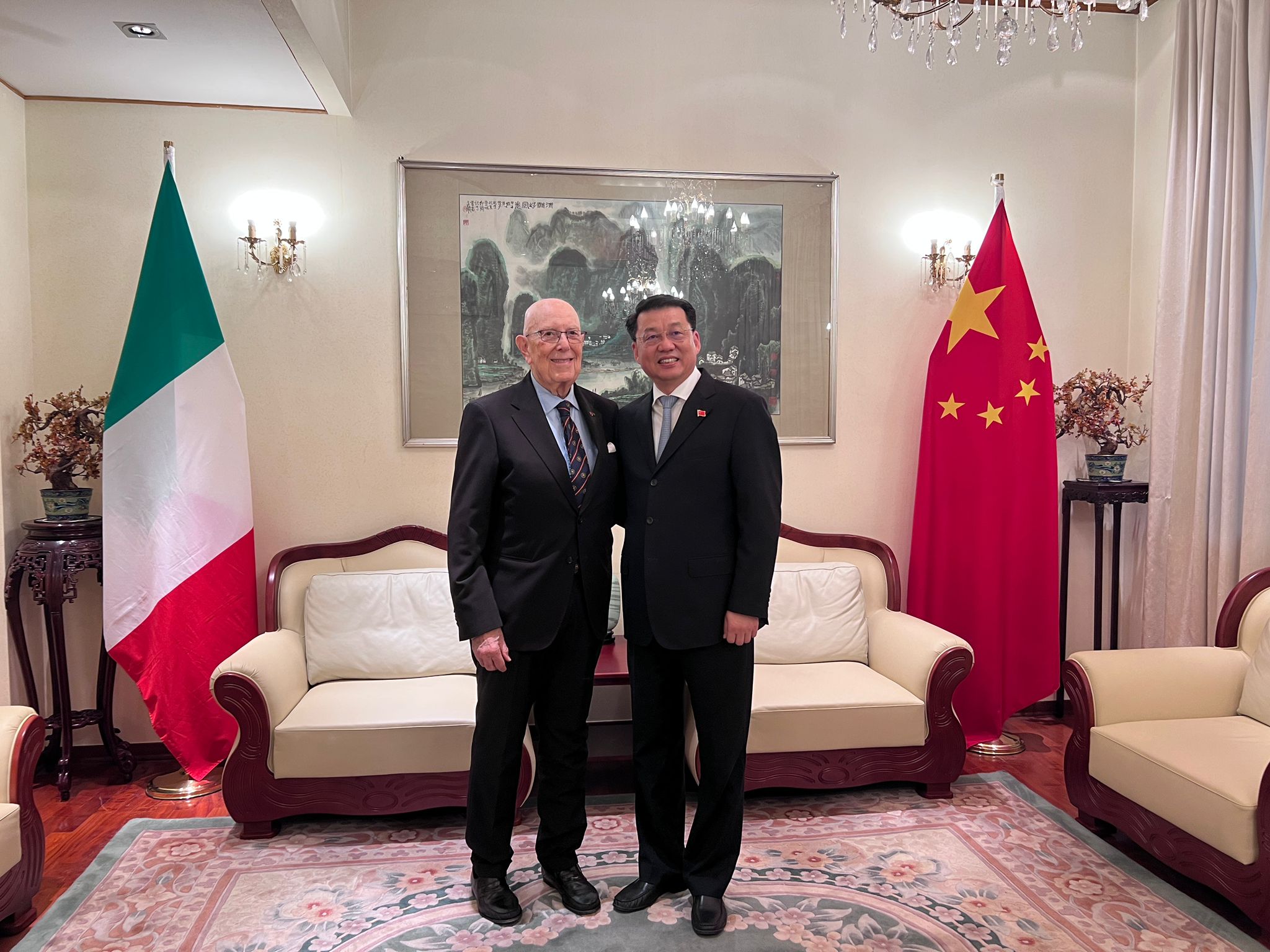 Incontro ICCF con il Console di Milano, Jia Guide